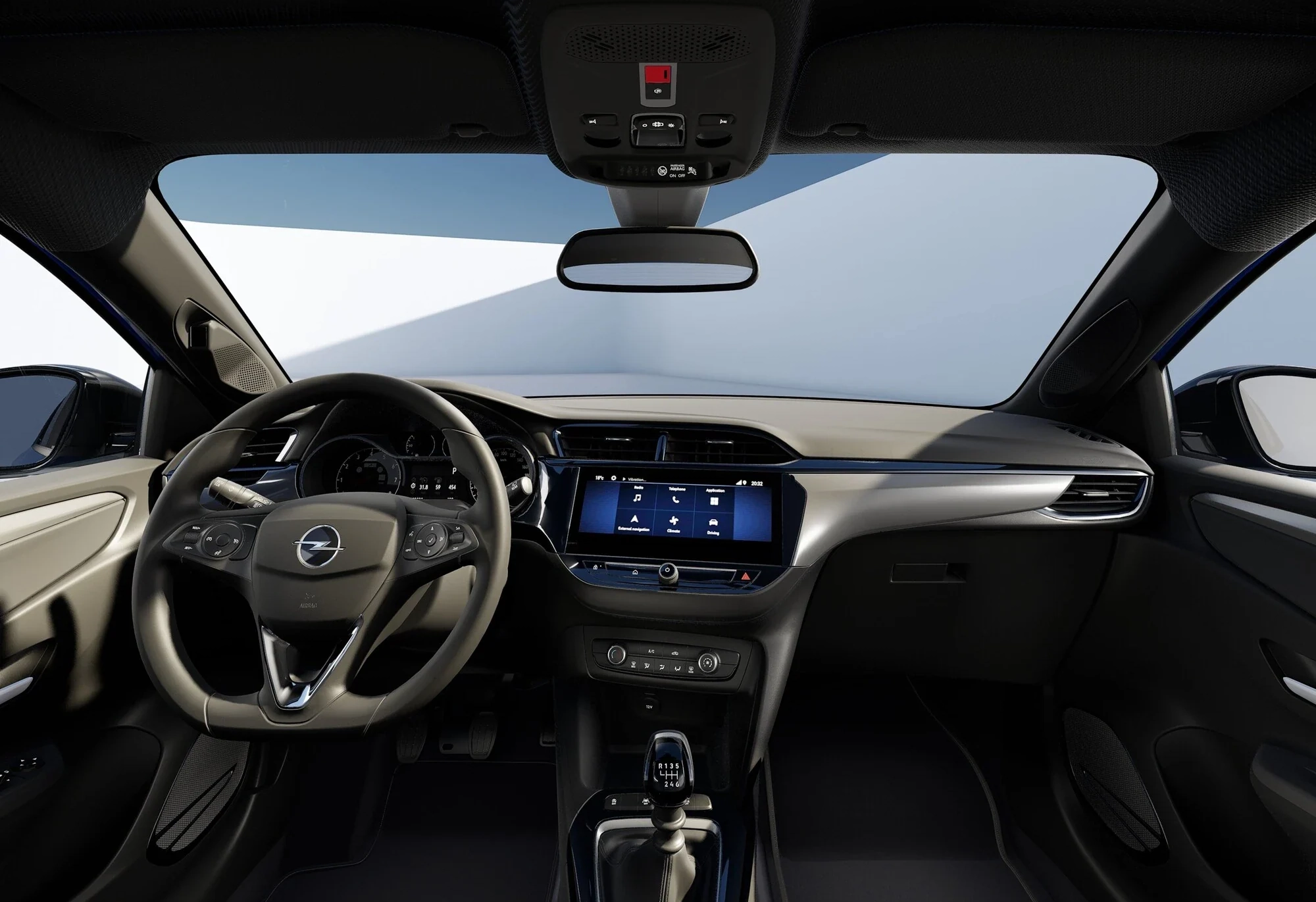 Opel Corsa Innenraum mit digitalem Cockpit