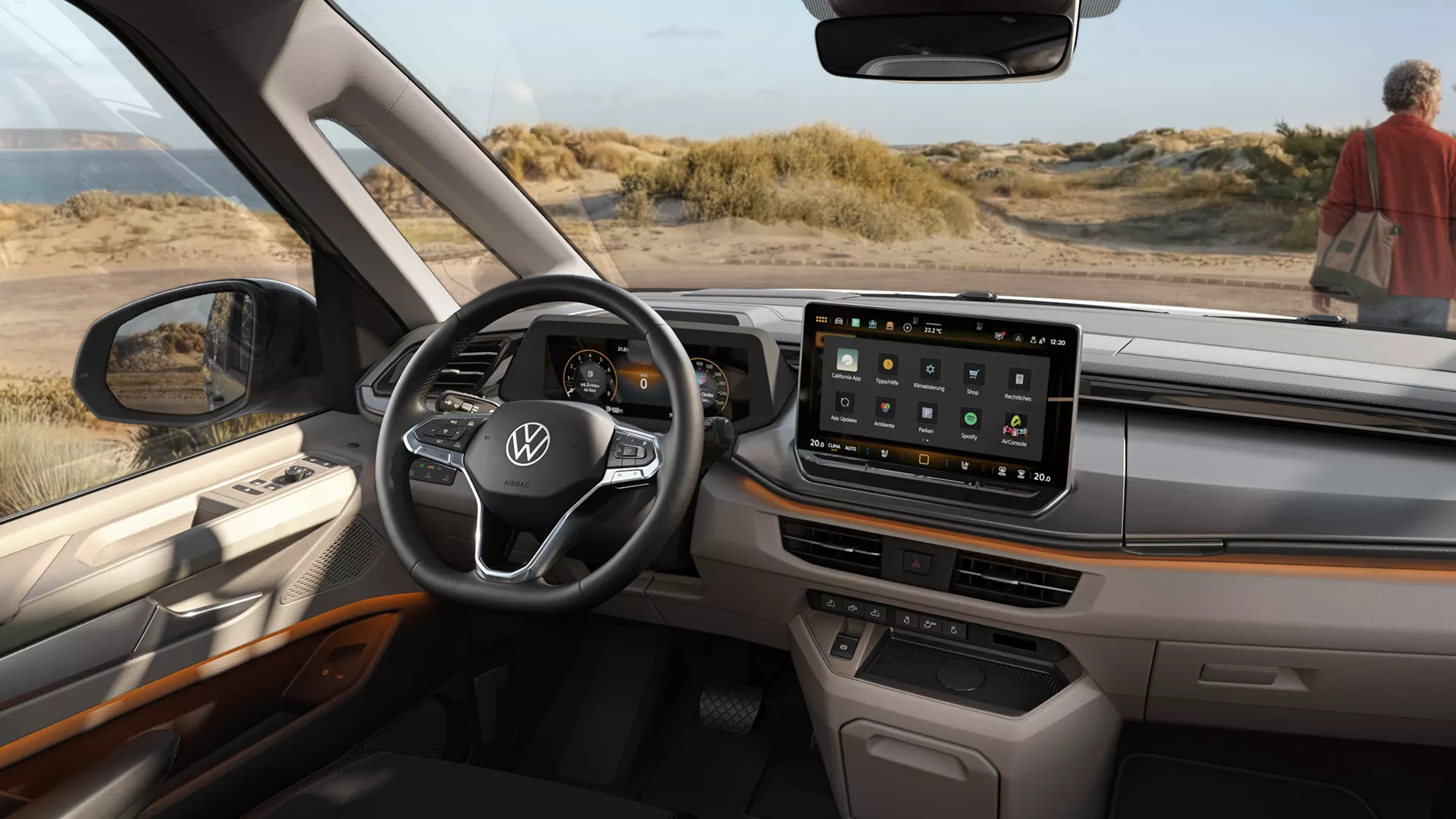 Innenraum des neuen Volkswagen California