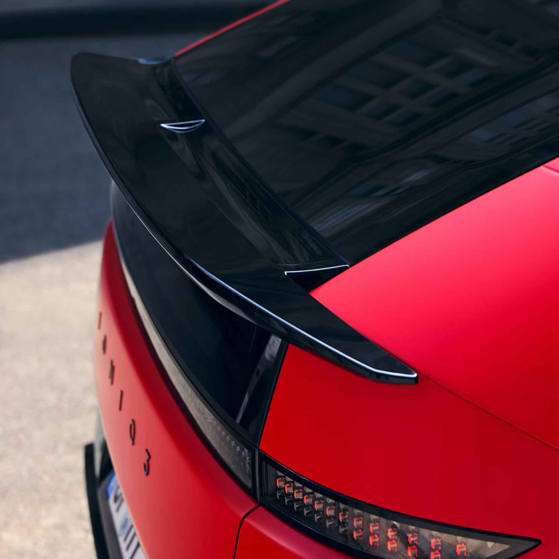 Heckspoiler Ducktail des Hyundai IONIQ 3