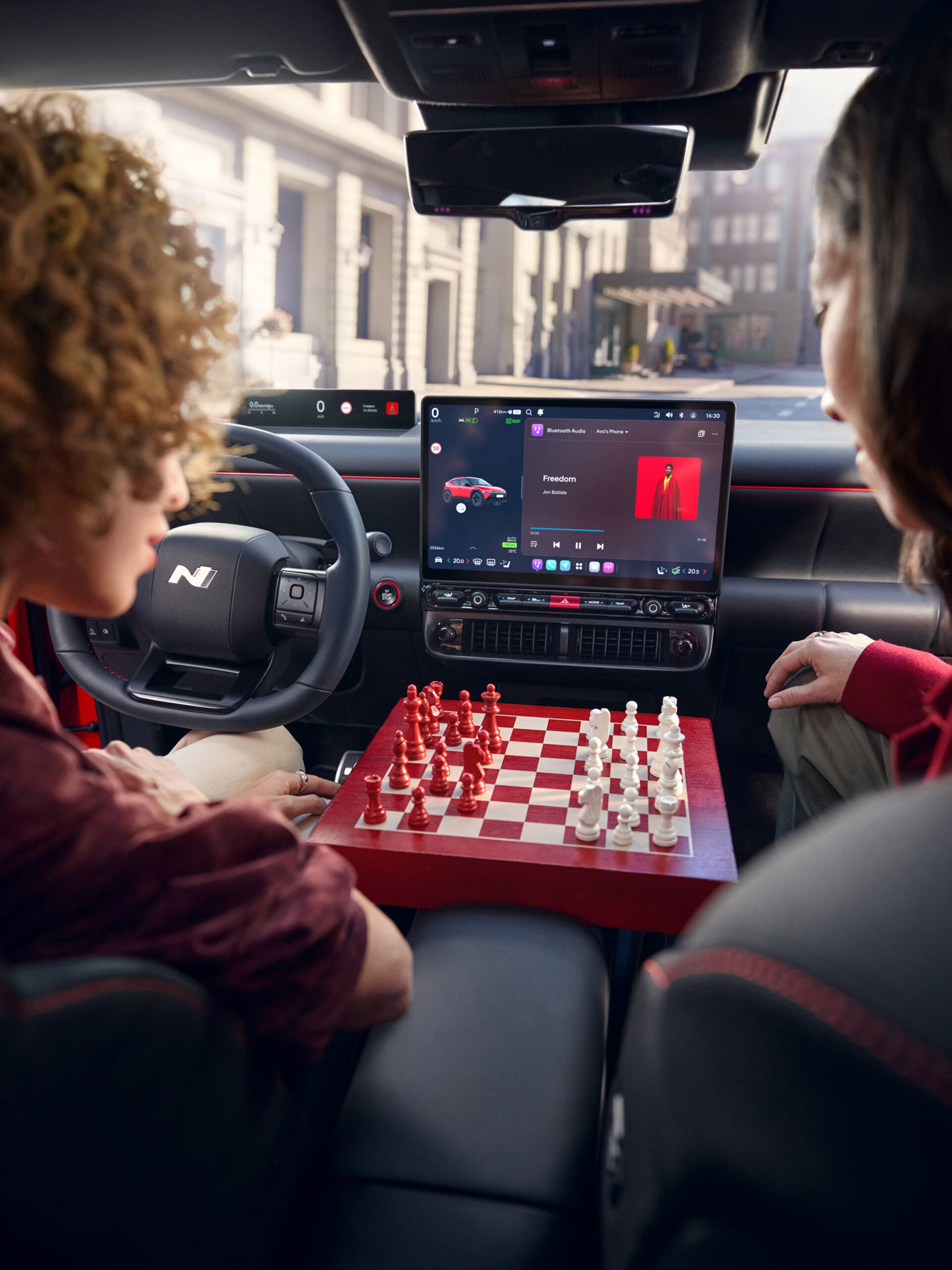 Innenraumdetail des Hyundai IONIQ 3