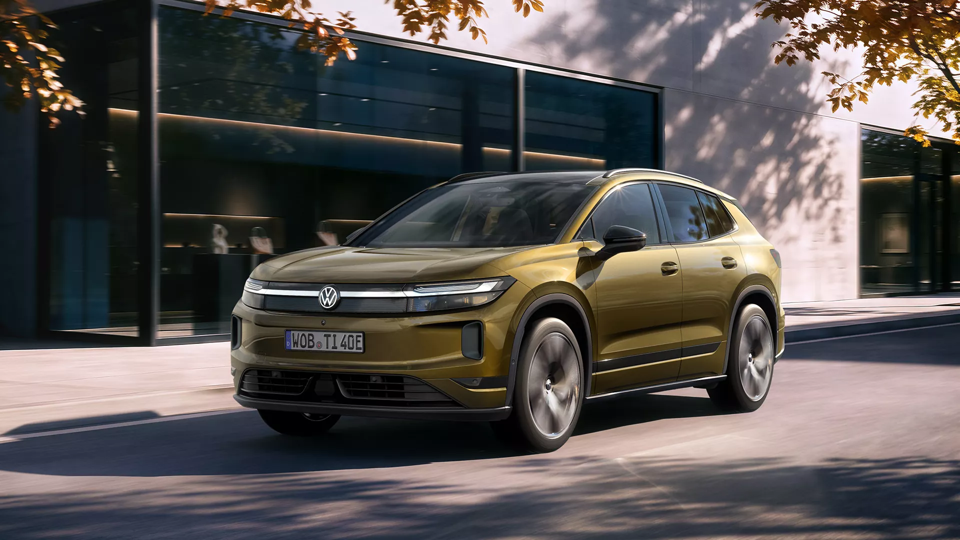 Volkswagen ID. Tiguan während der Fahrt
